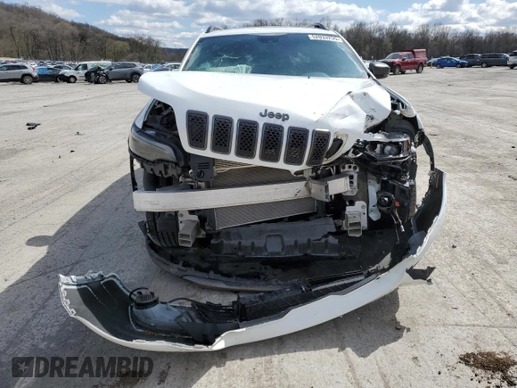 2021 Jeep Cherokee 80th Anniversary with VIN 1C4PJMMX4MD135393, listed as a Copart auction lot 52033255 with 76,546 mi miles and Salvage Title. Bid and sale history available at carsss.com. Image 5.