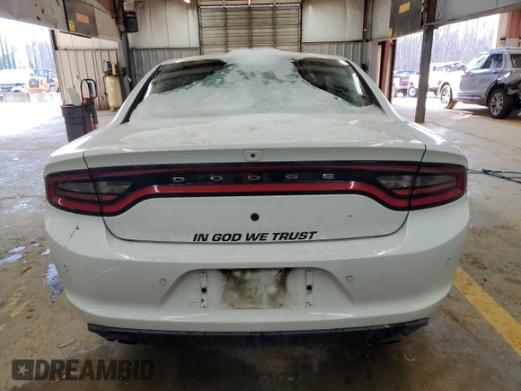 2018 Dodge Charger Police with VIN 2C3CDXKT1JH226051, listed as a Copart auction lot 87887095 with 84,165 mi miles and Salvage Title. Bid and sale history available at carsss.com. Image 6.