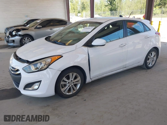 2014 Hyundai Elantra GT with VIN KMHD35LH0EU234707, listed as a IAAI auction lot 42046837 with 47,447 mi miles. Bid and sale history available at carsss.com. Image 2.