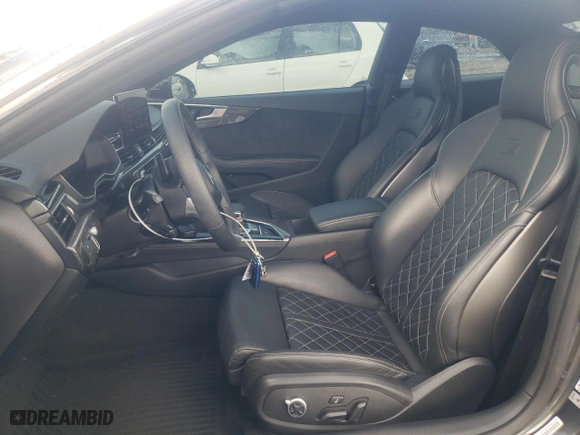 2021 Audi S5 Coupe Prestige with VIN WAUR4AF51MA018833, listed as a Copart auction lot 62270054 with 30,587 mi miles and Salvage Title. Bid and sale history available at carsss.com. Image 7.