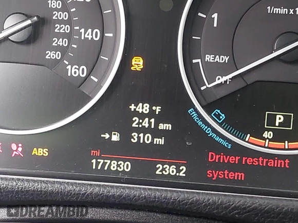 2014 BMW 3 Series 328i xDrive with VIN WBA3B5G52ENS10452, listed as a IAAI auction lot 41940823 with 177,830 mi miles. Bid and sale history available at carsss.com. Image 15.