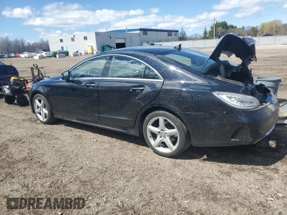 2015 Mercedes-Benz CLS 400 with VIN WDDLJ6HB2FA133497, listed as a Copart auction lot 54266925 with 133,779 mi miles and Salvage title. Bid and sale history available at DreamBid. Image 2.