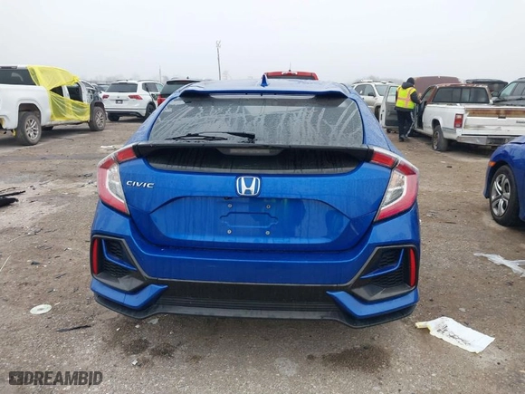2020 Honda Civic Hatchback EX with VIN SHHFK7H69LU402576, listed as a IAAI auction lot 41483928 with 85,510 mi miles. Bid and sale history available at carsss.com. Image 16.