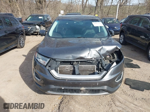 2015 Ford Edge SEL with VIN 2FMTK3J80FBB65384, listed as a IAAI auction lot 41827595 with 120,727 mi miles. Bid and sale history available at carsss.com. Image 12.