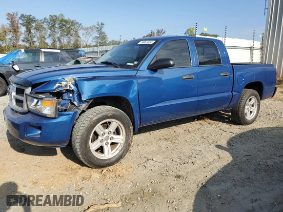 2008 Dodge Dakota SXT with VIN 1D7HE38K78S628610, listed as a Copart auction lot 74061034 with 132,707 mi miles and Salvage Title. Bid and sale history available at DreamBid. Image 1.
