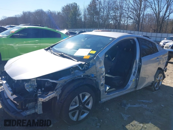 2017 Toyota Prius Two with VIN JTDKARFU5H3543052, listed as a IAAI auction lot 41348624 with 34,903 mi miles. Bid and sale history available at carsss.com. Image 6.