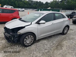 2017 Hyundai Elantra with VIN KMHD35LH4HU371055, listed as a Copart auction lot 58553465 with 124,216 mi miles and Salvage title. Bid and sale history available at DreamBid. Image 1.