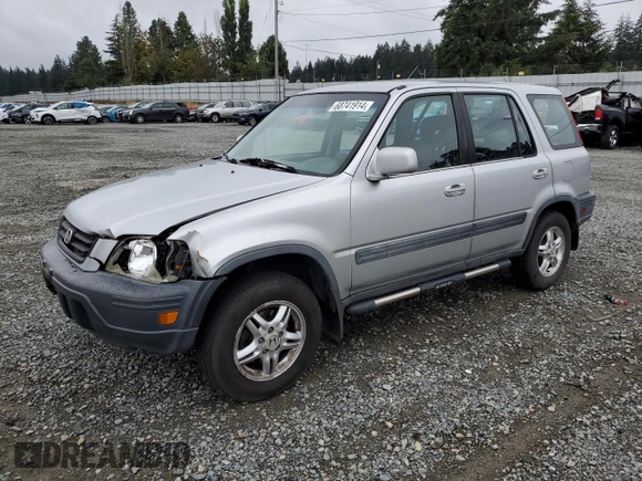 1999 Honda CR-V EX with VIN JHLRD1866XC074271, listed as a Copart auction lot 68741914 with 296,297 mi miles and Salvage Title. Bid and sale history available at carsss.com. Image 1.