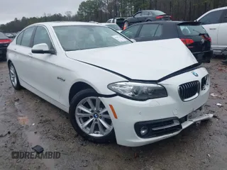 2016 BMW 5 Series 528i with VIN WBA5A5C54GG351256, listed as a IAAI auction lot 41581149 with 101,093 mi miles. Bid and sale history available at carsss.com. Image 1.