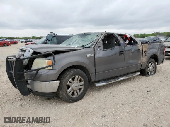 2008 Ford F-150 XL with VIN 1FTRW12W88FB92161, listed as a Copart auction lot 50624505 with 0 mi miles and Salvage Title. Bid and sale history available at carsss.com. Image 1.
