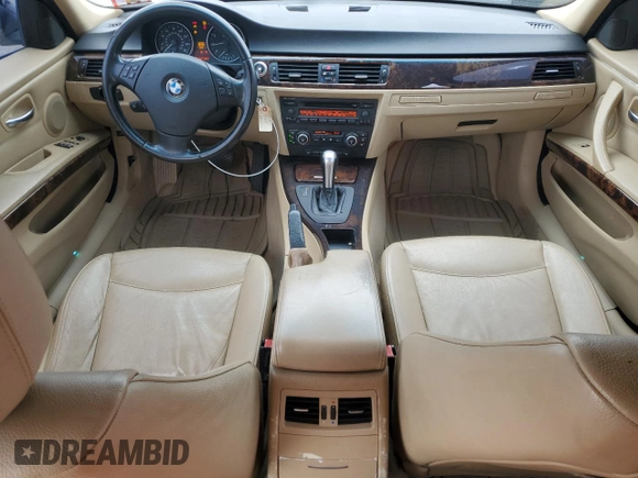 2007 BMW 3 Series 328xi with VIN WBAVC935X7KX53295, listed as a Copart auction lot 45851625 with 184,765 mi miles and Salvage Title. Bid and sale history available at carsss.com. Image 8.