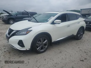 2023 Nissan Murano Platinum z VIN 5N1AZ2DS6PC107656, wystawiony jako Copart lot #59289615 z przebiegiem 26 191 mil mil oraz Czysty tytuł • Clean title. Historia ofert i sprzedaży dostępna na DreamBid. Obrazek 1.