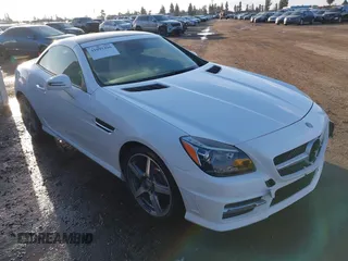 2015 Mercedes-Benz SLK-Class SLK 250 with VIN WDDPK4HA8FF111565, listed as a IAAI auction lot 41091420 with 37,873 mi miles. Bid and sale history available at carsss.com. Image 1.