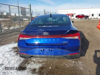 2023 Hyundai Elantra Limited with VIN KMHLP4AG6PU495380, listed as a IAAI auction lot 41798063 with 31,790 mi miles and . Bid and sale history available at DreamBid. Image 16.