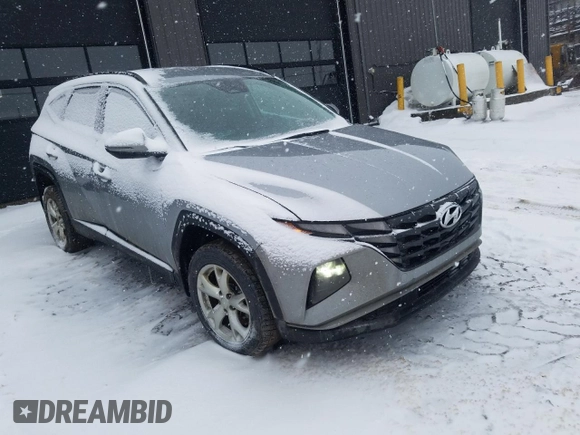 2024 Hyundai Tucson SEL with VIN KM8JBCDE1RU310083, listed as a Copart auction lot 49471535 with 21,731 mi miles and Salvage Title. Bid and sale history available at DreamBid. Image 4.