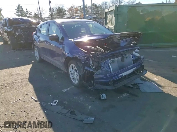 2024 Subaru Impreza with VIN JF1GUABC9R8359951, listed as a Copart auction lot 82702494 with 8,999 mi miles and Salvage Title. Bid and sale history available at carsss.com. Image 10.