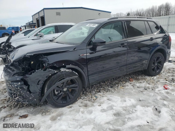 2023 Volkswagen Tiguan SE R-Line Black with VIN 3VV8B7AX5PM009612, listed as a Copart auction lot 46027305 with 26,612 mi miles and Clean Title. Bid and sale history available at carsss.com. Image 1.
