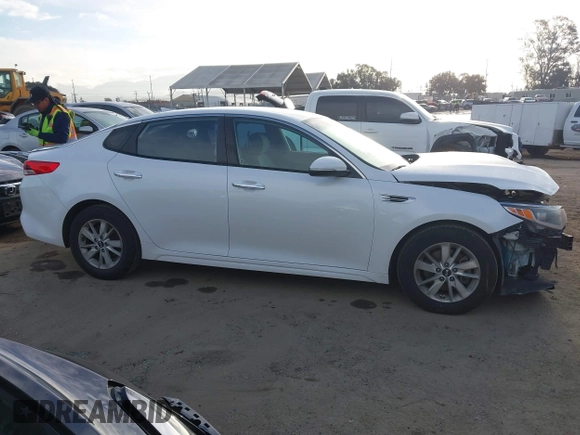 2018 Kia Optima LX with VIN 5XXGT4L37JG184209, listed as a IAAI auction lot 41905891 with 109,931 mi miles. Bid and sale history available at carsss.com. Image 14.