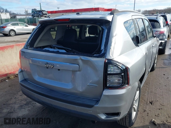 2016 Jeep Compass Latitude with VIN 1C4NJDEB5GD713905, listed as a IAAI auction lot 41138023 with 107,479 mi miles and . Bid and sale history available at DreamBid. Image 19.
