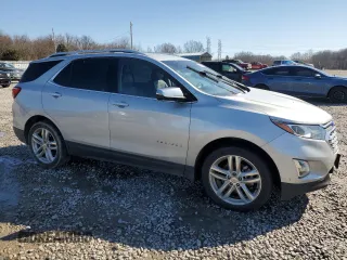 2019 Chevrolet Equinox Premier with VIN 2GNAXYEX8K6296214, listed as a Copart auction lot 46095905 with 112,743 mi miles and Salvage Title. Bid and sale history available at carsss.com. Image 4.