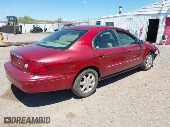 2000 Mercury Sable LS Premium Group with VIN 1MEFM53S0YA633417, listed as a IAAI auction lot 42660016 with 188,313 mi miles and . Bid and sale history available at DreamBid. Image 4.