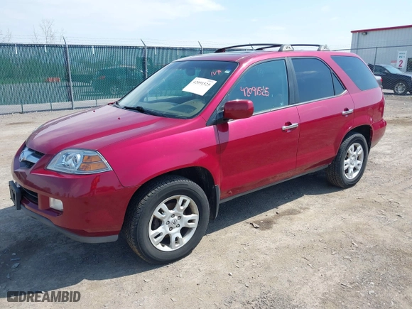 2005 Acura MDX Touring with VIN 2HNYD18645H506854, listed as a IAAI auction lot 42091525 with 182,994 mi miles. Bid and sale history available at carsss.com. Image 2.
