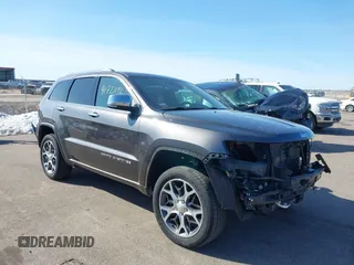 2019 Jeep Grand Cherokee Overland with VIN 1C4RJFCGXKC640377, listed as a IAAI auction lot 41721196 with 79,745 mi miles. Bid and sale history available at carsss.com. Image 1.