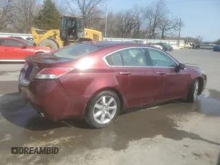 2012 Acura TL Tech Auto with VIN 19UUA8F52CA016636, listed as a Copart auction lot 48213325 with 228,869 mi miles and Salvage Title. Bid and sale history available at carsss.com. Image 3.