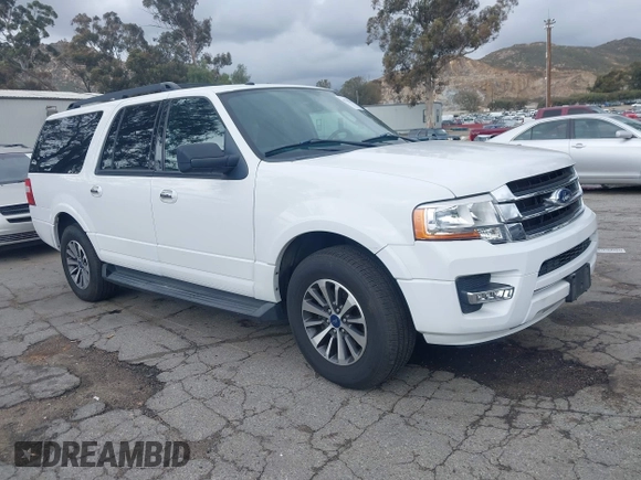 2016 Ford Expedition EL XLT with VIN 1FMJK1HT1GEF29369, listed as a IAAI auction lot 41743544 with 121,098 mi miles. Bid and sale history available at carsss.com. Image 1.