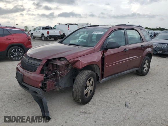 2007 Chevrolet Equinox LS with VIN 2CNDL13F476026547, listed as a Copart auction lot 65640744 with 177,385 mi miles and Salvage Title. Bid and sale history available at carsss.com. Image 1.