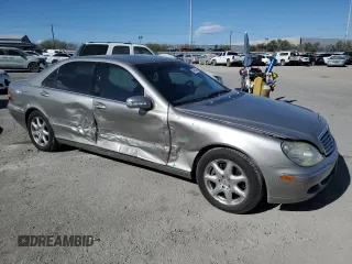 2006 Mercedes-Benz S 430 with VIN WDBNG83J46A479769, listed as a Copart auction lot 43659855 with 125,345 mi miles and Salvage Title. Bid and sale history available at carsss.com. Image 4.