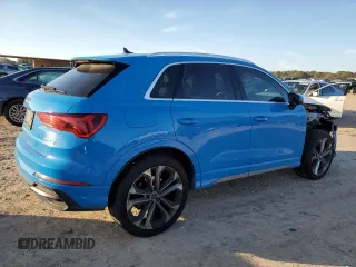 2019 Audi Q3 S line Premium Plus with VIN WA1EECF34K1084907, listed as a Copart auction lot 80546094 with 79,972 mi miles and Salvage Title. Bid and sale history available at carsss.com. Image 3.