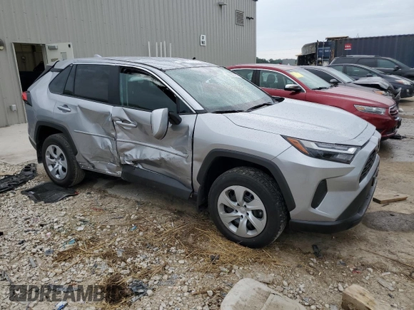 2024 Toyota RAV4 LE with VIN 2T3G1RFVXRC461039, listed as a Copart auction lot 65604044 with 1,201 mi miles and Salvage Title. Bid and sale history available at carsss.com. Image 4.