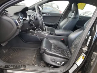 2018 Audi S6 Premium Plus with VIN WAUFFAFC4JN043791, listed as a Copart auction lot 80893114 with 91,245 mi miles and Salvage Title. Bid and sale history available at carsss.com. Image 7.