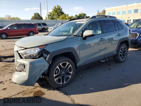 2019 Toyota RAV4 Adventure with VIN 2T3J1RFV3KC008618, listed as a Copart auction lot 74594424 with 41,722 mi miles and Salvage title. Bid and sale history available at DreamBid. Image 1.