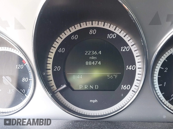 2011 Mercedes-Benz C 300 Sport with VIN WDDGF8BB0BR133565, listed as a IAAI auction lot 42172910 with 88,474 mi miles and . Bid and sale history available at carsss.com. Image 7.