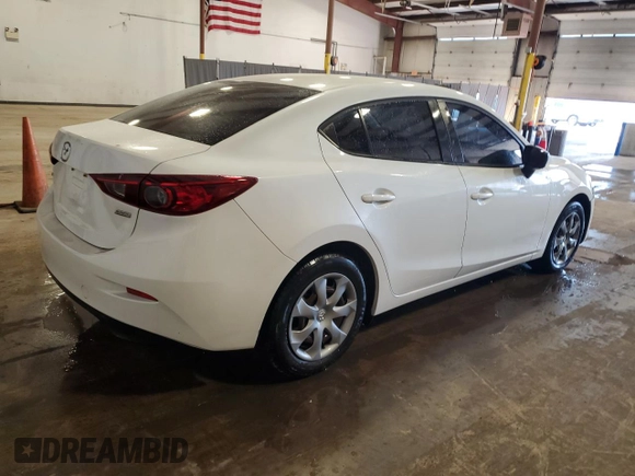 2015 Mazda 3 i SV with VIN JM1BM1T70F1234346, listed as a Copart auction lot 53711985 with 54,636 mi miles and Salvage Title. Bid and sale history available at DreamBid. Image 3.