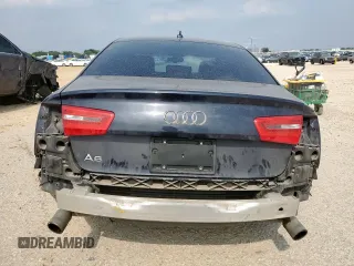 2014 Audi A6 Premium Plus with VIN WAUGFAFC7EN153034, listed as a Copart auction lot 57344305 with 82,837 mi miles and Salvage title. Bid and sale history available at DreamBid. Image 6.