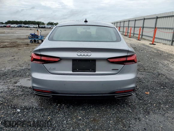 2022 Audi A5 Sportback Premium Plus with VIN WAUCBCF5XNA004812, listed as a Copart auction lot 59077583 with 18,856 mi miles. Bid and sale history available at carsss.com. Image 6.