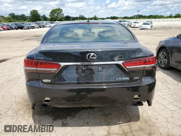 2019 Lexus LS 500 z VIN JTHC51FF2K5006080, wystawiony jako Copart lot #63768924 z przebiegiem 21 085 mil mil oraz Czysty tytuł • Clean title. Historia ofert i sprzedaży dostępna na DreamBid. Obrazek 6.