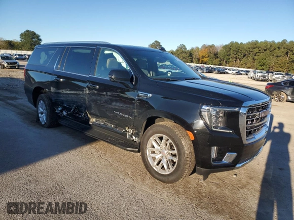 2022 GMC Yukon XL SLT with VIN 1GKS1GKD3NR277764, listed as a Copart auction lot 81778564 with 23,873 mi miles and Salvage Title. Bid and sale history available at carsss.com. Image 4.