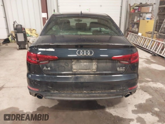 2017 Audi A4 Season of Audi Premium with VIN WAUDNAF47HN048061, listed as a IAAI auction lot 41032540 with 184,893 mi miles. Bid and sale history available at carsss.com. Image 16.