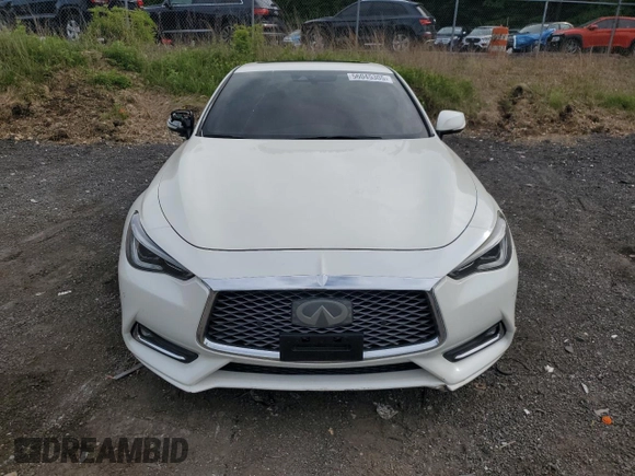 2017 Infiniti Q60 Premium with VIN JN1CV7EL5HM321176, listed as a Copart auction lot 56045305 with 93,272 mi miles and Salvage title. Bid and sale history available at DreamBid. Image 5.