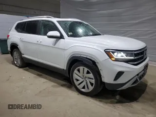 2021 Volkswagen Atlas SEL with VIN 1V2BR2CA0MC581890, listed as a Copart auction lot 49646715 with 78,549 mi miles and Salvage title. Bid and sale history available at DreamBid. Image 4.