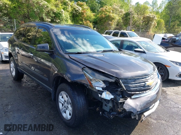 2015 Chevrolet Traverse LS with VIN 1GNKRFED0FJ248403, listed as a IAAI auction lot 42005610 with 161,578 mi miles and . Bid and sale history available at DreamBid. Image 1.