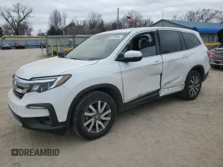 2022 Honda Pilot EX-L with VIN 5FNYF5H53NB011856, listed as a Copart auction lot 44725265 with 60,504 mi miles and Salvage title. Bid and sale history available at DreamBid. Image 1.