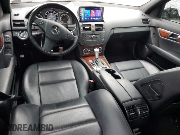 2011 Mercedes-Benz C 300 Sport with VIN WDDGF8BB6BR159832, listed as a Copart auction lot 85197364 with 117,975 mi miles and Salvage title. Bid and sale history available at DreamBid. Image 8.