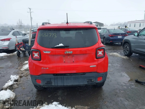 2016 Jeep Renegade Latitude with VIN ZACCJBBT2GPC78349, listed as a IAAI auction lot 41532713 with 162,330 mi miles. Bid and sale history available at carsss.com. Image 16.