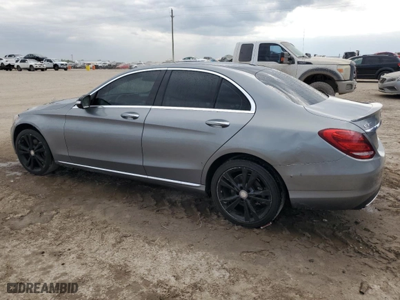 2015 Mercedes-Benz C-Class C 300 with VIN 55SWF4JB2FU088994, listed as a Copart auction lot 52219555 with 158,461 mi miles and Clean Title. Bid and sale history available at carsss.com. Image 2.