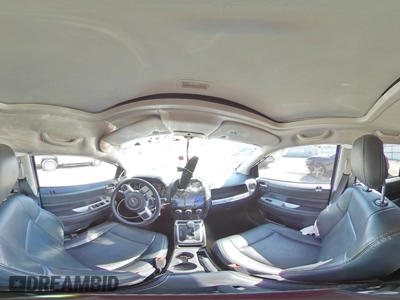2017 Jeep Compass Latitude with VIN 1C4NJDEB9HD127855, listed as a Copart auction lot 56699735 with 119,046 mi miles and Salvage title. Bid and sale history available at DreamBid. Image 15.